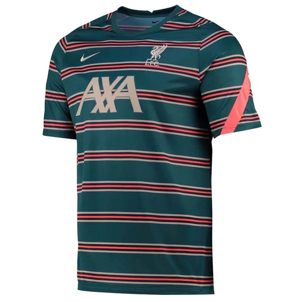 Tailandia Camiseta Liverpool Pre Match 2022 Verde Azul